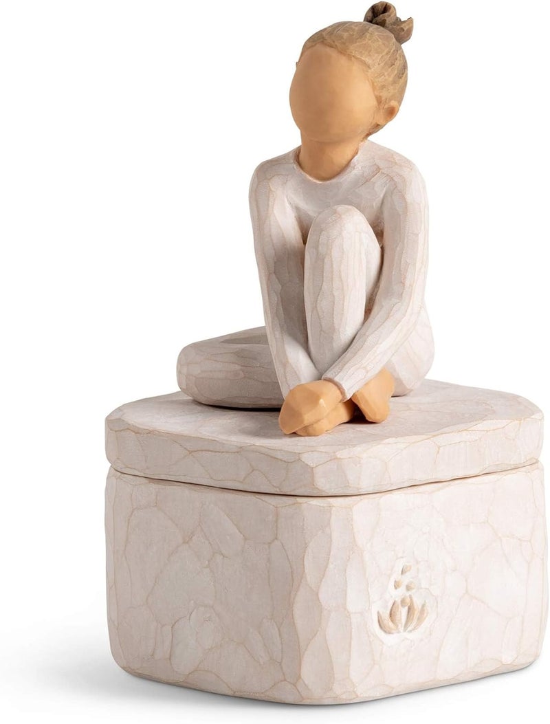 Willow Tree The Dancer Keepsake Box, Sculpted Hand-Painted Keepsake Box - Image 1